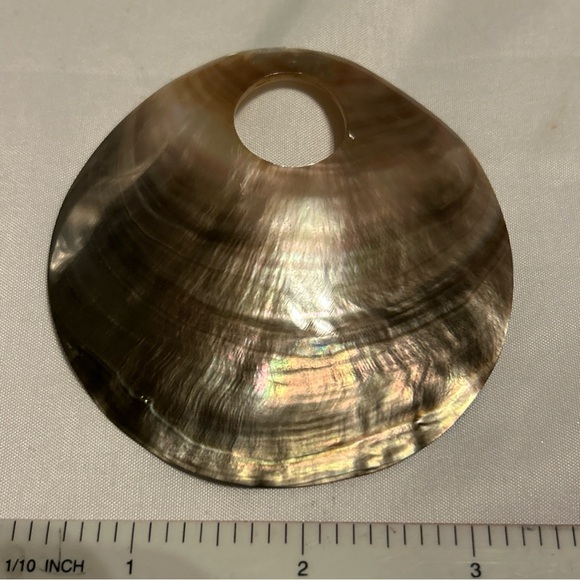 Natural Polished Mother Of Pearl Sea Shell Pendant Charm For Necklace Craft new - Picture 11 of 12